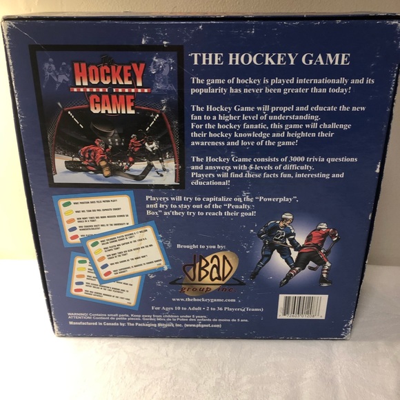 The Hockey Game - Hockey trivial game made in Canada - History, Records, Stats - Picture 4 of 9